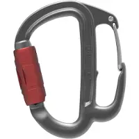 Petzl Freino Z Twist Lock Karbiner Moschettoni a chiusura (75 g, grigio/nero)