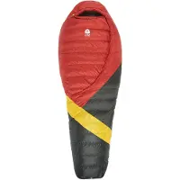 Sierra Designs Cloud 20 / 800 DriDown Sacco a pelo in piuma (Long, rosso/ peat)