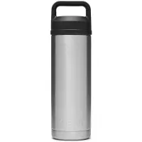 Yeti Rambler Bottle 18oz Chug Cap, Stainless Steel, thermos con tappo per bere, 532 ml