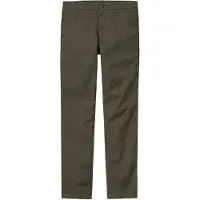 Carhartt WIP - Pantalone chino - Sid Pant Stretch Twill Cypress Rinsed per Uomo in Cotone - Taglia 36 US - Verde