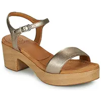 Unisa Sandali con zeppa IRITA donne - Oro - 41