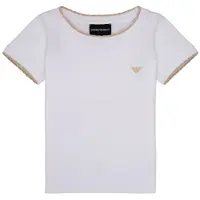 Emporio Armani T-shirt Allan ragazza - Bianco - 6 anni