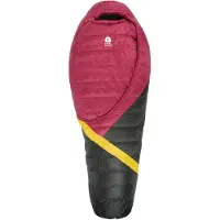 Sierra Designs Women's Cloud 20 / 800 DriDown Sacco a pelo in piuma Donna (Regular, sangria / peat)