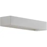 LINDBY applique Matteo, bianco, gesso, 36 cm, E14, verniciabile