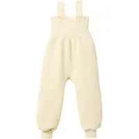 Disana Kid’s Knitted Overalls Tuta outdoor Bambini (74/80, beige/bianco)
