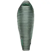 Therm-a-Rest - Sacco a pelo ultracompatto in piumino idrorepellente - Questar 32F/0C Balsam in Pelle - Taglia Regular - Kaki