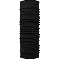 Buff Midweight Merino Wool Sciarpa a tubo (One Size, nero)