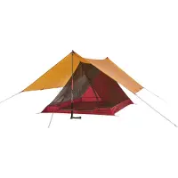 MSR - Telone da trekking a lunga distanza 3 persone - Thru-Hiker Mesh House 3 V2 - rosso