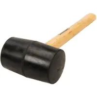 Silverline HA72 Mazzuola in gomma nera