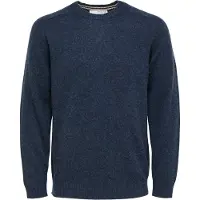 Selected Pullover A Maglia Uomini Blu S
