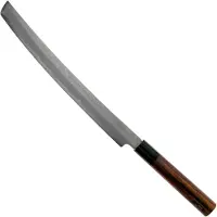 Eden Küchenmesser Eden Takobiki Ryoba 27 cm, red sandal wood