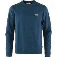 Fjällräven - Felpa in cotone organico - Vardag Sweater M Storm per Uomo in Cotone - Taglia XXL - Blu