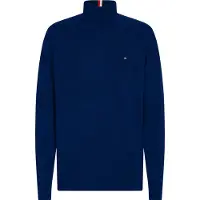 Tommy Hilfiger Pima Cotton Cashmere Sweater Navy Blue Taglia: M | Dolcevita Outlet | Uomo | Blu