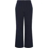 Pieces Pantaloni con piega frontale 'BOZZY' navy / bianco