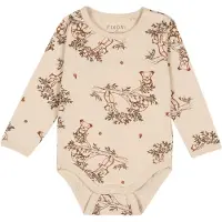 Fixoni Tutina / body per bambino beige / marrone / verde scuro
