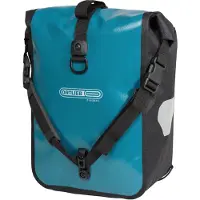 Ortlieb - Tracolle da bicicletta 2 x 12,5 L per ruota anteriore e posteriore - Sport-Roller QL2.1 25L Petrol/Black - Nero