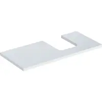 Geberit Plaque de lavabo ONE, découpe à droite, pour lavabo à poser en forme de coupe, 105x3x47cm, 505.314.00.1, 505.314.00.1