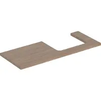 Geberit ONE Plan de lavabo, découpe à droite, 120x3x47 cm, 505.325.00.5, 505.325.00.5