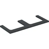 Geberit Plaque de lavabo ONE, découpe double, pour lavabo à poser, 120x3x47cm, 505.345.00.3, 505.345.00.3