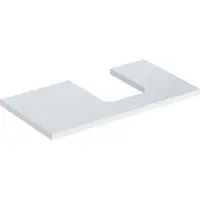 Geberit Plaque de lavabo ONE, découpe à droite, pour lavabo à poser en forme de coupe, 90x3x47cm, 505.313.00.1, 505.313.00.1