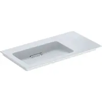 Geberit ONE lavabo pour meubles, sortie horizontale, surface de rangement à droite, 90x13,1x47,5cm, 505.008.00.1, 505.008.00.1