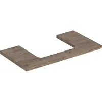 Geberit Plaque de lavabo ONE, découpe au centre, pour lavabo à poser, 90x3x47cm, 505.283.00.6, 505.283.00.6