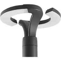 LINDBY lampada LED da esterno Keily, cerchio, antracite, metallo