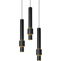 Lucide Lampada a sospensione con tubi neri MARGARY LED 4,3 W