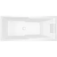 Riho Still Shower Baignoire rectangulaire, avec cas , à encastrer, avec vidage/trop-plein, 2 places, blanc, B103014005, B103014005