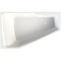 Riho Rethink Space Baignoires d'angle, avec cas , version droite, à encastrer, avec garniture de vidage/débordement, 1 place, blanc, B115006005, B115006005