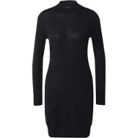 Superdry per donna. W8011223A Abito in maglia a maniche lunghe in lana nera (XS), Nero, Casual, Cotone, Manica lunga