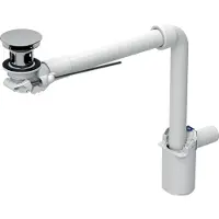 Geberit vidange de lavabo/siphon de chambre pour un robinet à colonne, 152.072.21.1, 152.072.21.1