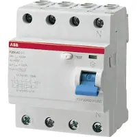 ABB RCD a 4 poli 40 A 230 V/AC, 400 V/AC 2CSF204101R1400 (2CSF204101R1400)