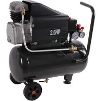Nobrand Compressore 2kW-8 bar - Serbatoio 24L Generatore di aria compressa Compressore silenzioso e silenzioso