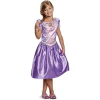 Disney Princess Costume Da Principessa Classica Per Bambina Rapunzel-l´intreccio Della Torre Disney