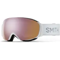 Smith - Maschera da sci/snowboard - I/O Mag S White Chunky Knit Chromapop Everyday Rose Gold Mirror per Donne - Bianco
