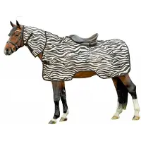 HKM Coperta antimosche Zebra (per cavalli) - 95 cm