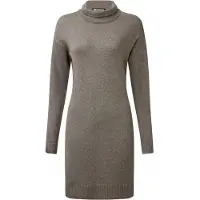 Sherpa Women's Lhakpa Mock Neck Dress Abito Donna (XL, grigio)