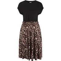 LASCANA Abito beige / marrone / nero