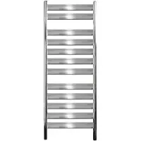 ECD-Germany Design radiatore da bagno Tharr, 500x950 mm, cromo, design pannello radiatore pannello radiatore radiatore radiatore scaldasalviette senza elemento riscaldante