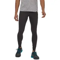 Patagonia Endless Run Tights Pantaloni da ginnastica Uomo (L, nero)