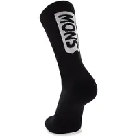 Mons Royale Atlas Crew Sock Calze merino (45-47 - EU: 45-47, nero)
