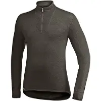 Woolpower Zip Turtleneck 400 Maglia a manica lunga (L, olivia)