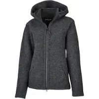 Mufflon Women's Jula Giacca di lana Donna (M, nero/grigio)