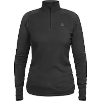 Fjällräven Women's Skare Half Zip Pullover in pile Donna (XS, nero)
