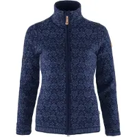 Fjällräven Women's Snow Cardigan Giacca di lana Donna (M, blu)