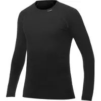 Woolpower Lite Crewneck Intimo lana merinos (S, nero)