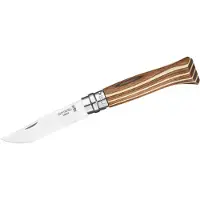 Opinel No 08 Birke Coltelli brown/ birch laminated