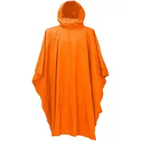 Fjällräven Poncho Poncho Uomo (One Size, rosso)