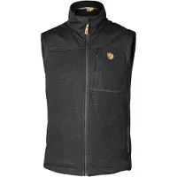 Fjällräven Buck Fleece Vest Gilet in pile Uomo (S, grigio)